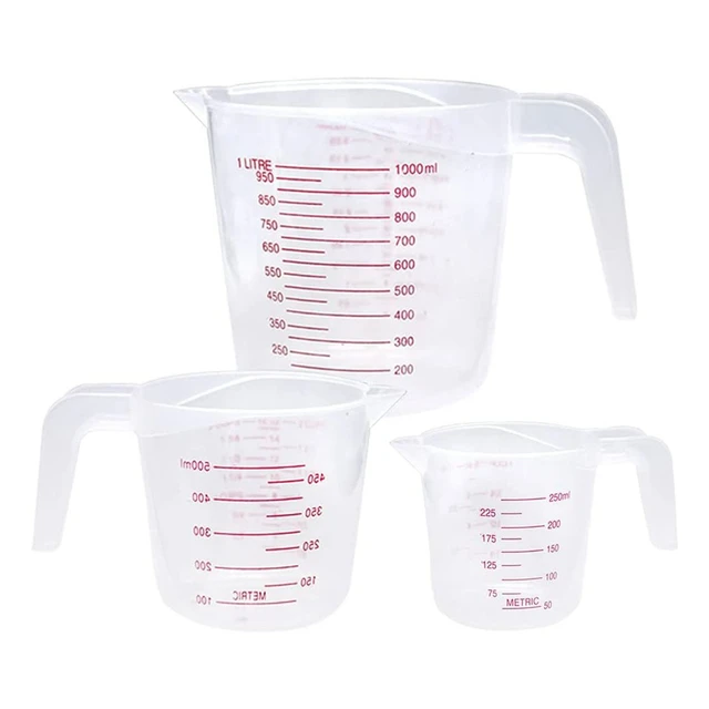 Transparent Plastic Graduated Measuring Cup  Dry Measuring Cups Liquid -  Plastic - Aliexpress