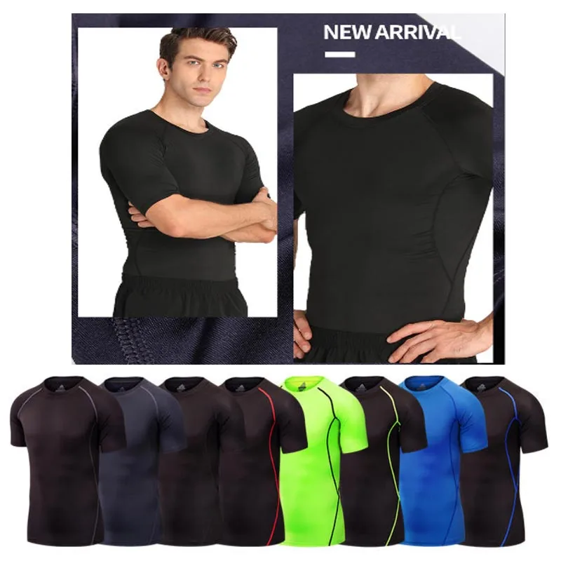 Sports Fitness Pants Men Gym Shorts Workout Tights Running Training Bottoming Shorts Compression Leggings Basketball Sportswears