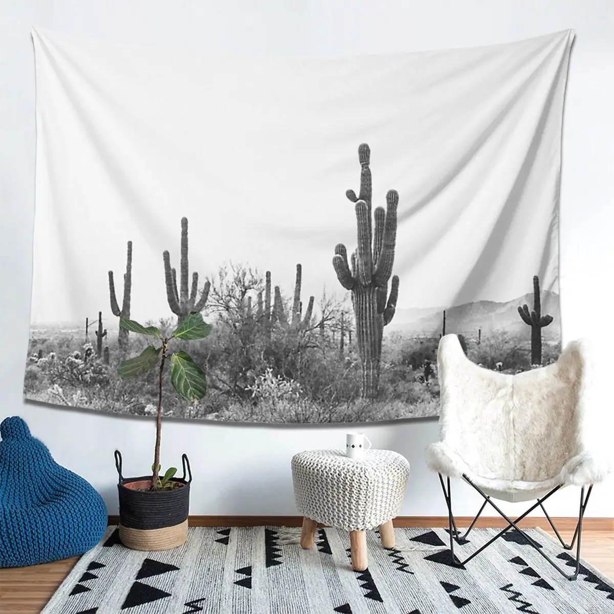 

Arizona Desert II Aesthetic Home Decoration Tapestry Art Wall Hanging Tapestries on the Wall for Living Room Bedroom Dorm Room