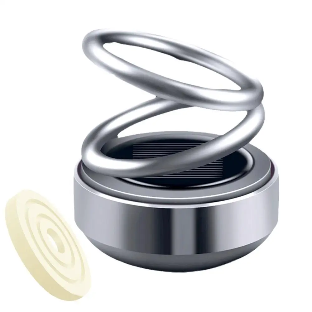 

Car Perfume Diffuser Rotating Solar Air Freshener Double Aromatherapy Diffuser Scent Car Decoration Interior Accessories