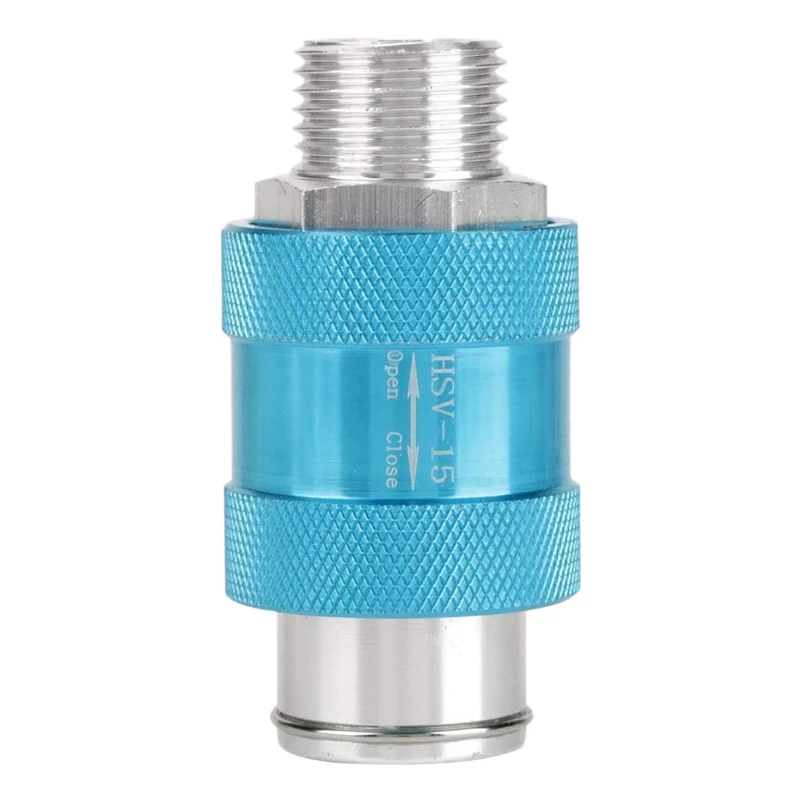 Promotion! Hand Slide Valve HSV-15 1/2Inch Threaded Pneumatic Air Flow Control Accessory Part Blue |