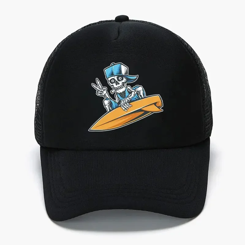 

Модная сетчатая Кепка-тракер для доски для серфинга, Повседневная летняя кепка от солнца для взрослых, Снэпбэк Кепка для девочек и мальчиков, регулируемые Пляжные шапки