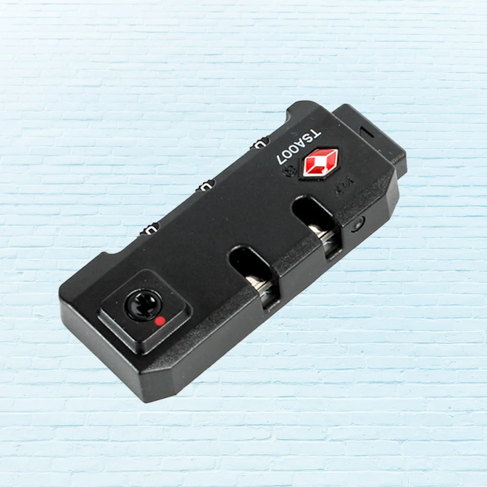 

Portable TSA007 Customs Code Lock 3 Digit Combination Password Lock Padlock Luggage Lock(Black)