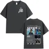 Rapper Myke Towers Graphic Print T-shirts Men Women Fashion Hip Hop Oversized O-Neck T Shirt Comfort Cotton Short Sleeve T-shirt 3