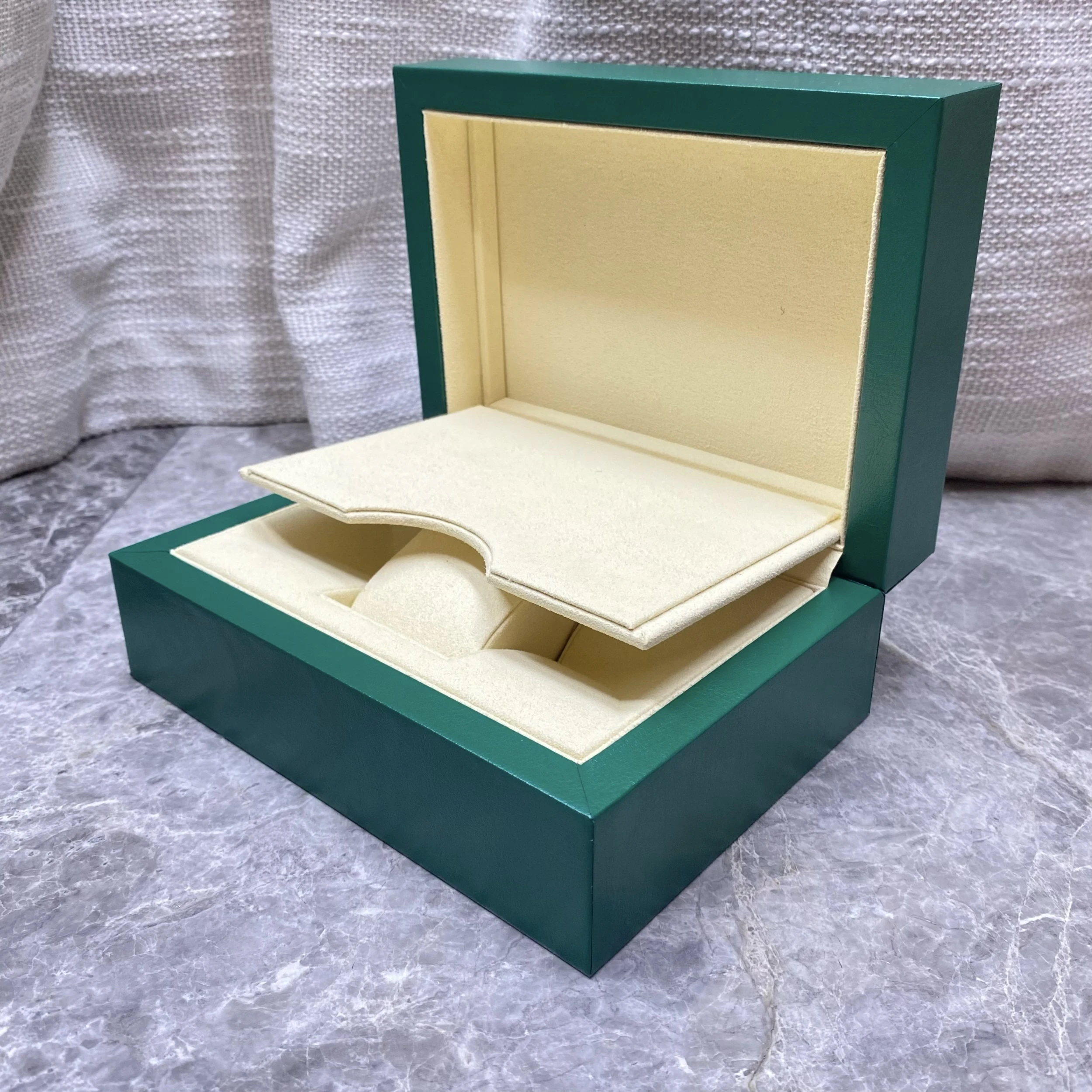 High Quality Luxury Green Watch Box Watch Accessories Watch Display Case Automatic Can Customized Top Super Watches Factory_voghion.com