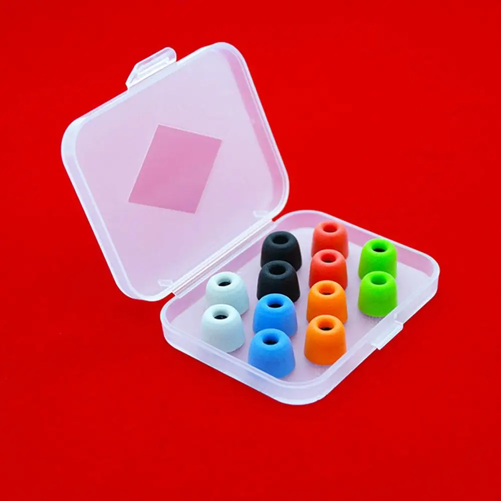 Transparent Silicone Eartip Storage Box For Memory Foam Eartips