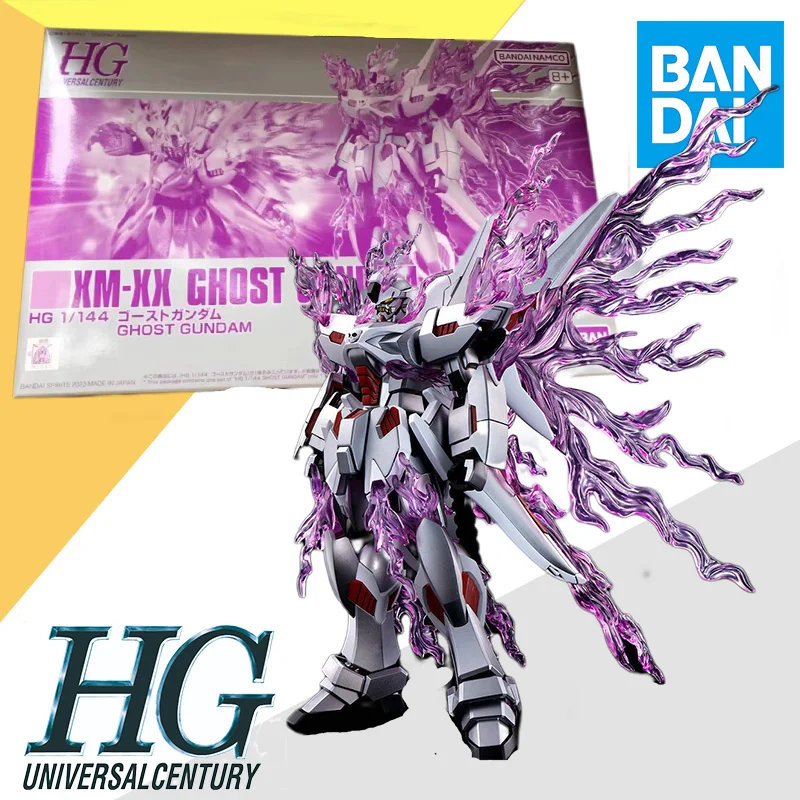 

Bandai 1/144 HGUC PB Limited XM-XX GHOST GUNDAM Assembly Anime Action Figure Assembly Model Toy Gift for Children