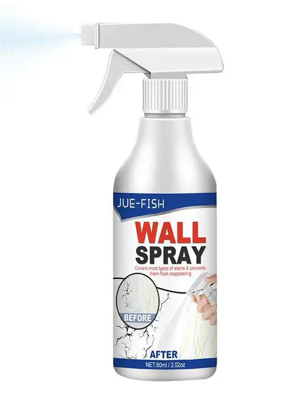 Pintura de Parede Inofensivo para Melhoria Doméstica sem Traço Tinta Branca Ferramentas de Renovação Quarto Cozinha 60ml