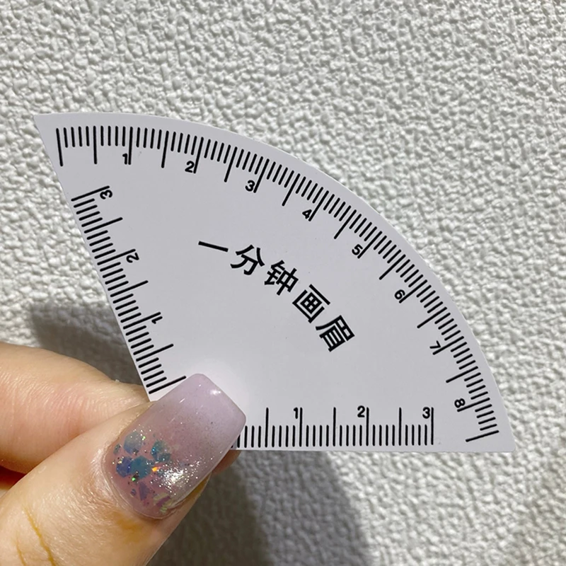 Description Picture 3 of itemFast Drawing Eyebrow Design Ruler Microblading Mapping Tool Shaping Permanent Makeup Drawing Guide Ruler Tattoo Supplies Reuse