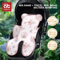 Baby Stroller Seat Pad Baby Car Seat Cushion Summer Ice Silk Ramie Seat Pad Infant Child Cart Mattress Mat Stroller Accessories