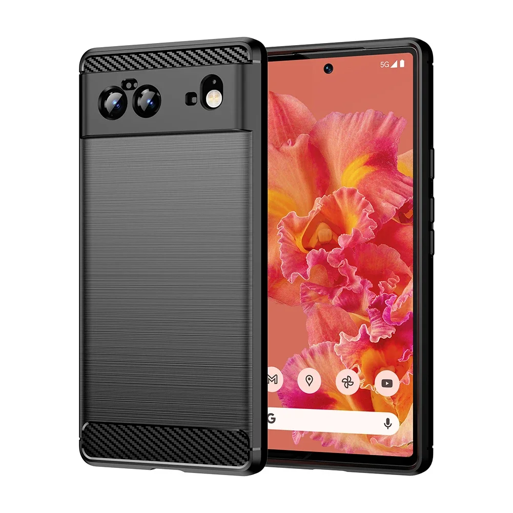 Enhanced Silicone TPU Carbon Cover - Matte Finish Protective Case