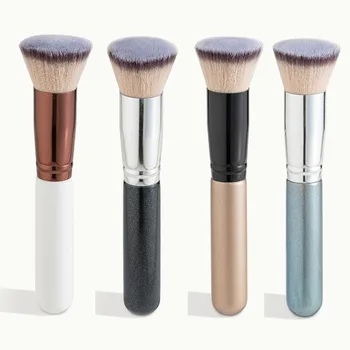 1PCS Makeup Brush with Box for Foundation Concealer Powder Blush Contour Brush Dense Soft Bristle Brush Beauty Tools 1