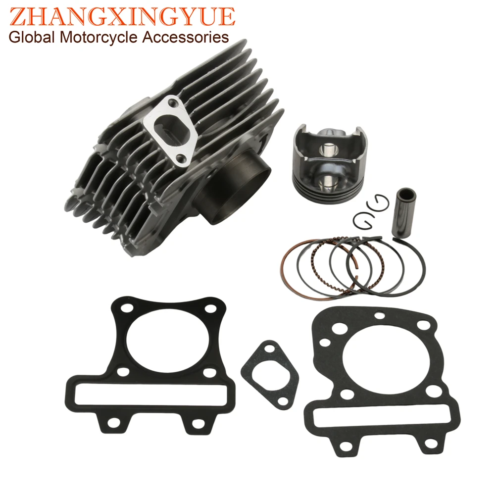70cc 47mmビッグボアシリンダーキット 50cc 2ストロークスクーターエンジン用 50 50cc 2ストロークスクーターエンジン47mm  70ccビッグボアシリンダーキットと互換性があります。 スクーター70ccビッグボアシリンダーキット、SR50 LC50cc 47mm/12mm 2  ストロークに適合 ... 70cc レーシングシリンダー 47mm ランナー 50cc 1997-2000 2ストロークスクーターエンジンパーツ