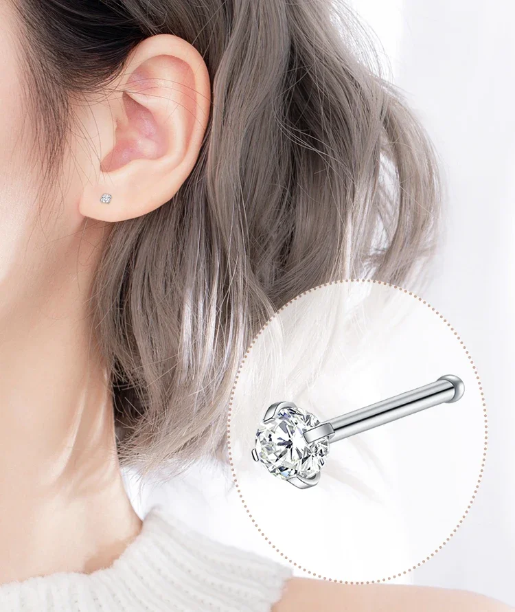 Diamond Nose Pin Adhesive Nose Stud Comet Busters Beautiful