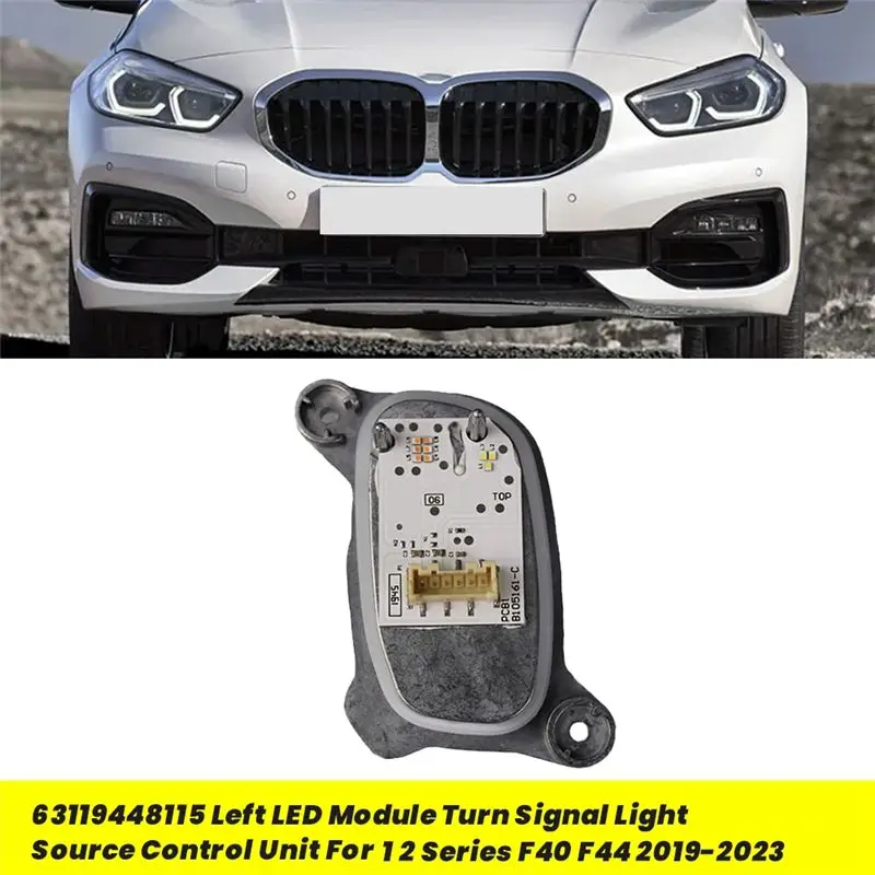 AEE5-자동차 헤드라이트 LED 모듈 방향 지시등 광원 제어 장치 BMW 1 2 시리즈 F40 F44 2019-2023
