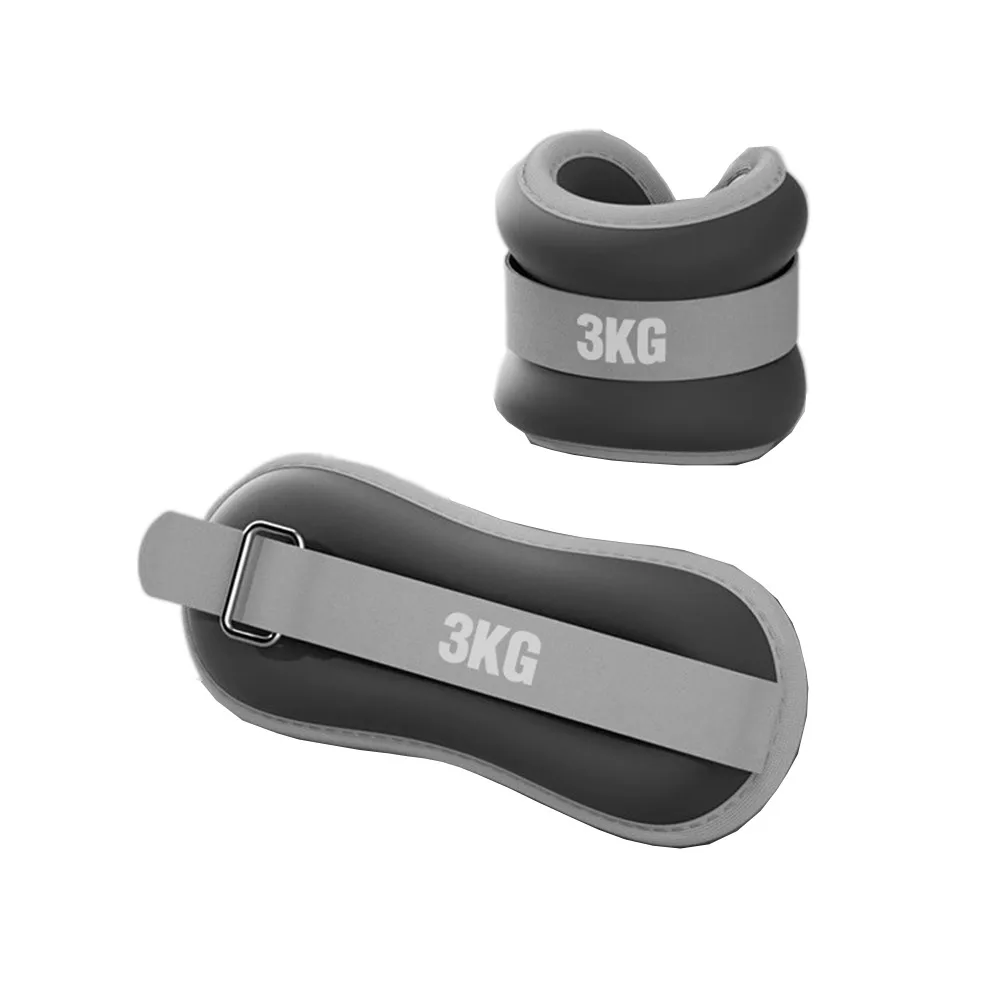 كيس رمل مرجح قابل للتنفس، أشرطة رملية ناعمة قابلة للتعديل، حزام ساق قابل للتعديل 360 درجة °   تغليف أوزان الكاحل المحمولة للجري