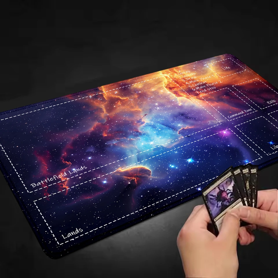 Galactic Battle Gaming Desk Pad - 24x14 Inch Playmat and Mousepad