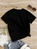 Clothes Child Girl Kids Cute Sad Hamster Clothes for Girls T-shirts Children T-shirt 2024 Girl Summer Children's Clothing Top 3