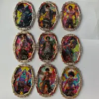 Anime One Piece Luffy Yamato Shanks Jinbe Robin Tony Chopper Zoro Nami Ace Boa Hancock Collectible Card Toy Birthday Gift 2