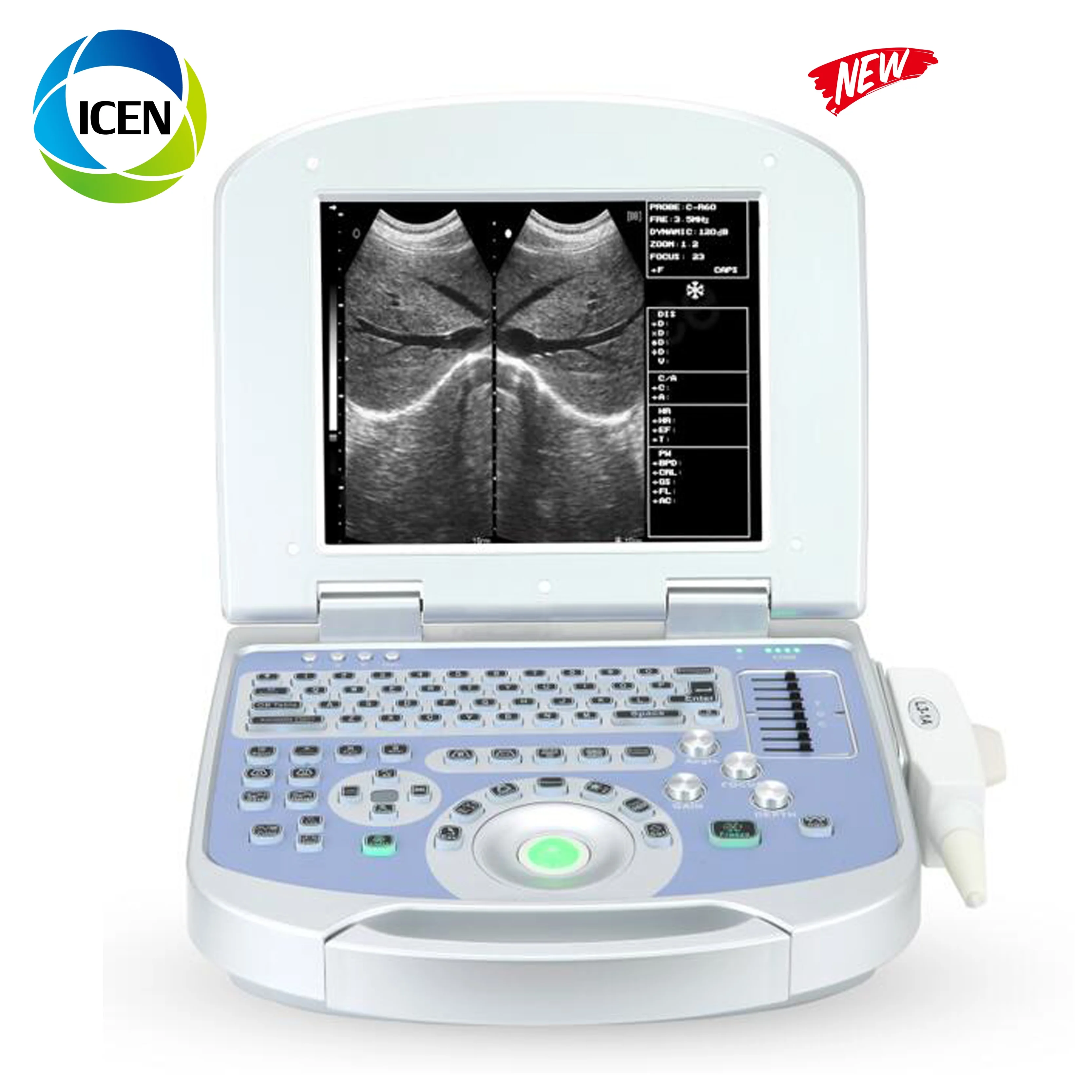 

IN-A50 Cheapest Portable Laptop 2D B&W Ultrasound therapy Scanner Diagnosis Ultrasound Machines