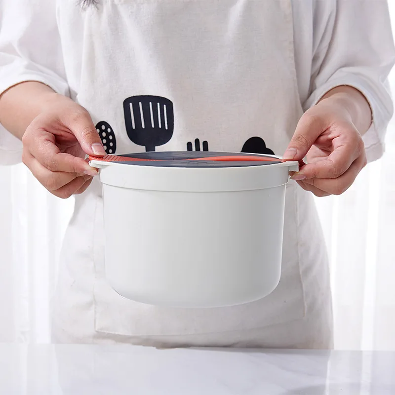 Steamer Rack Steamer Basket Microwave Oven Box Microwave Oven Rice Cooker Portable Food Container Multifunction Steamer Rice Cooker Bento Lunch Box Steaming Utensils