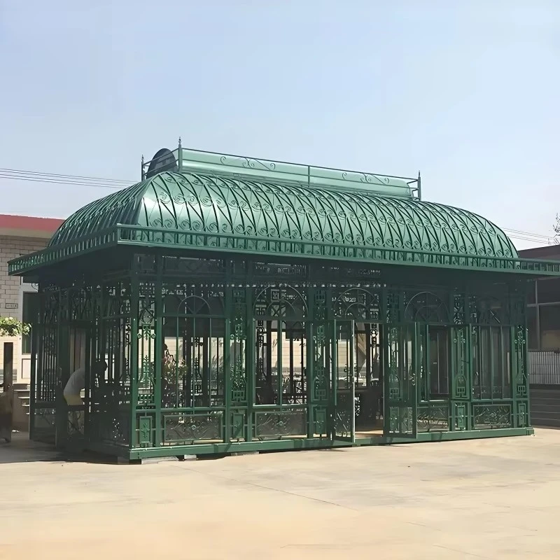 รูปสินค้า ห้องบังแดดโครงเหล็ก สำหรับสวน ใช้งานง่าย