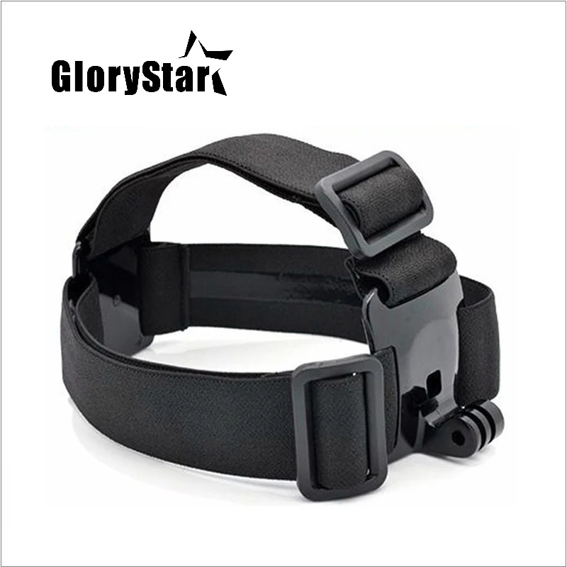 

GloryStar Elastic Adjustable Head Strap Mount for Go Pro Hero 876543 XIAOMI YI SJ OSMO Cameras Accessories with Anti-slide Glue