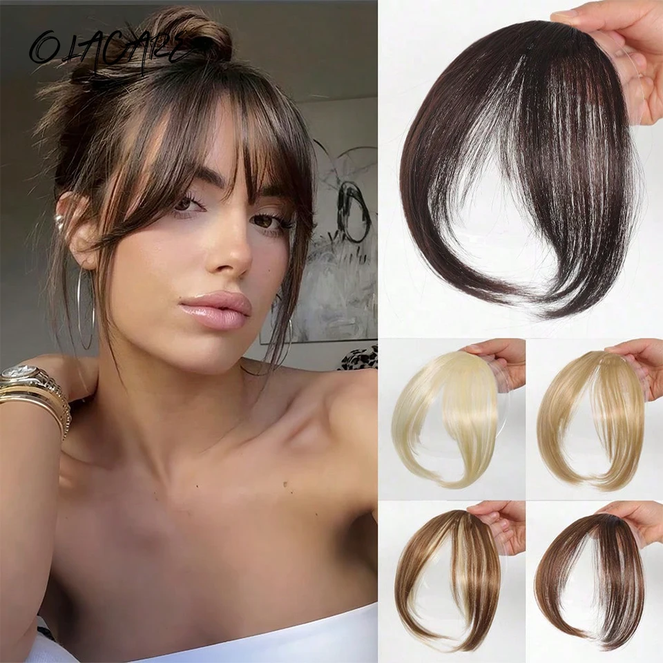 Synthetic Hair Extensions Clip In Natural Bangs for Women