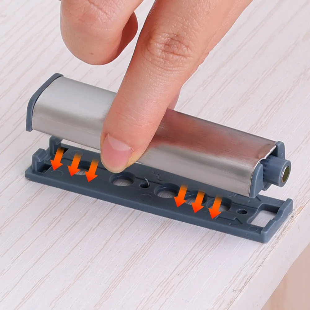 Cabinet Door Bouncer Magnetic Bouncer Catch Handle-free Touch Kitchen Door Catches Hardware Tools magnetic cabinet catches door catches