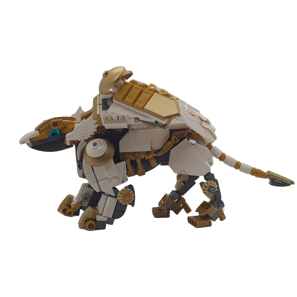 

Набор строительных блоков MOC Mecha Griffoned, фигурка зверя, монстр, механические воины, робот, кирпичи, игрушки «сделай сам» для детей, подарки на день рождения и Рождество