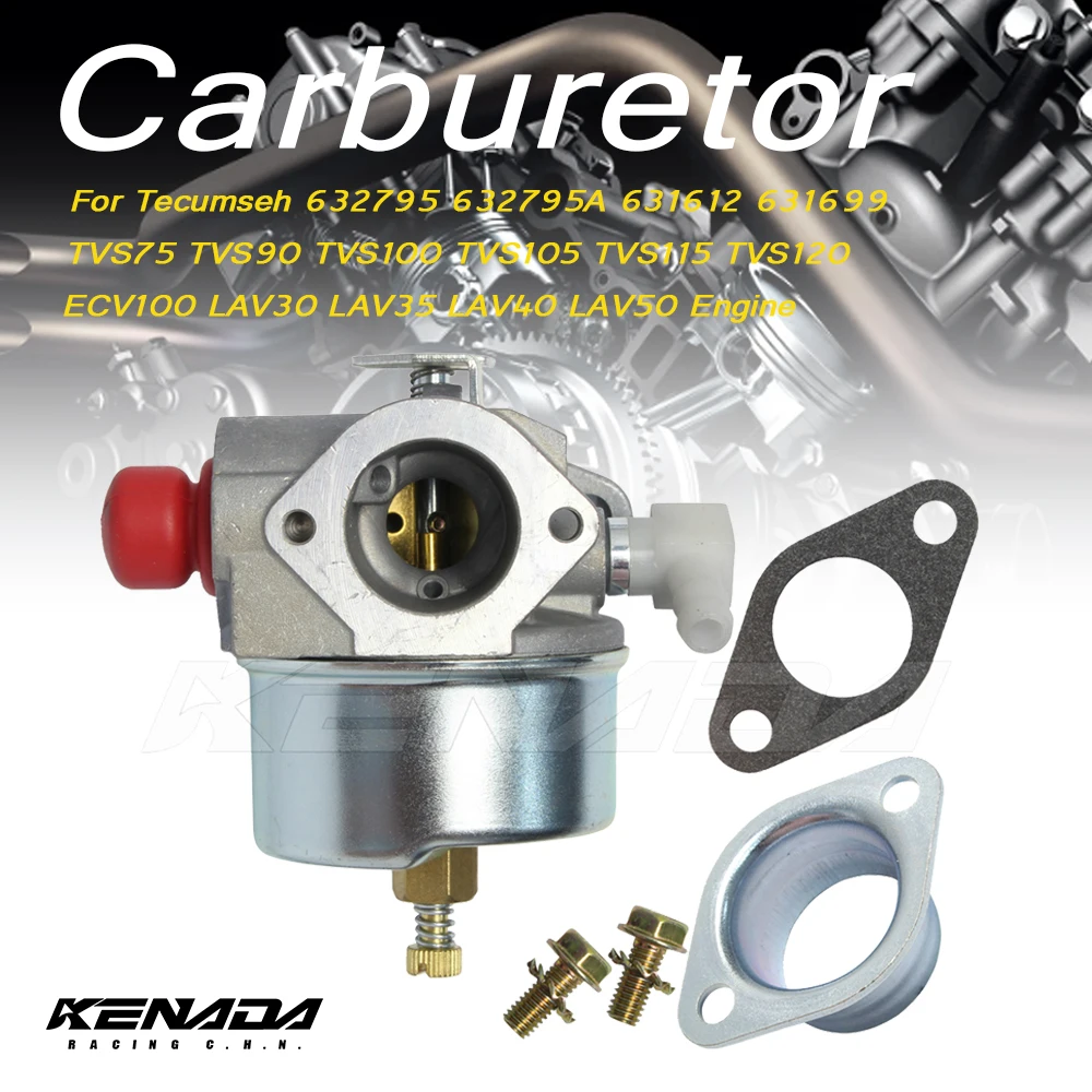 UpStart Components 632795A Carburetor Replacement For Tecumseh CA-632467 - Compatible With Many Models