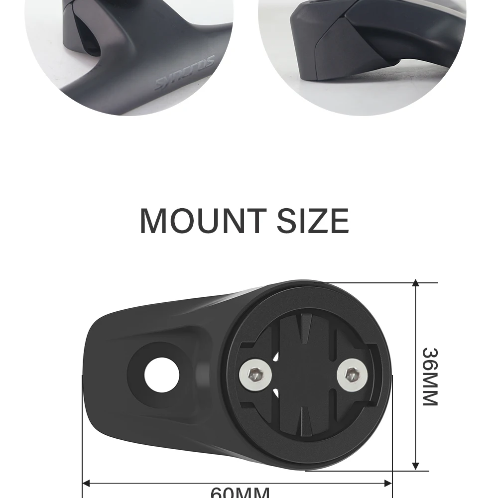 Description Picture 6 of itemSyncros BIKE Cnc Aluminum Top Cap Computer Mount 0 Degree Fraser Ic Sl Wc/Dc/Xc Handlebars Xc Stem 1.5/2.0 Garmin/Wahoo/Bryton