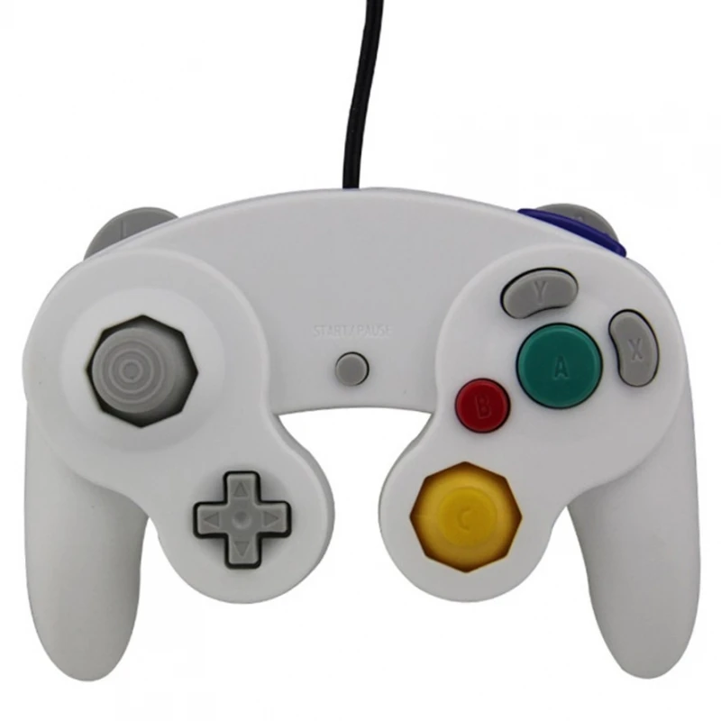 Controller Compatibile Per Nintendo Game Cube Cable Controller Console Ngc White # Nintendo Gamecube (Dol-001) # Remote Nintendo Gamecube (Dol-003)