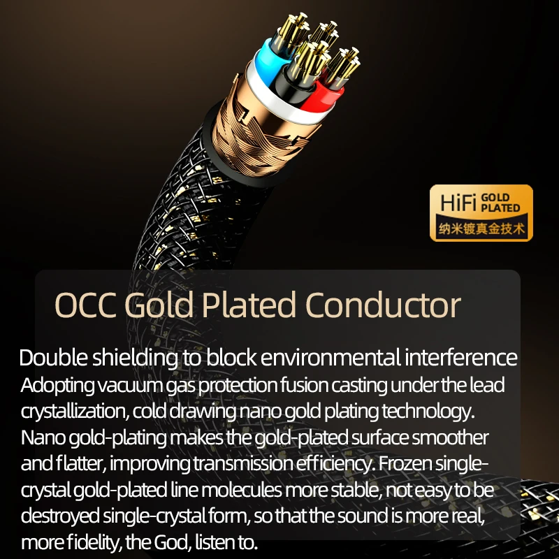 ATAUDIO HiFi 4.4mm  2XLR ����Ŀ �� �ڵ� ���� ���� OCC �ݵ��� 4.4mm  2XLR Male & Female �й�� Y ����� HiFi ����� ���̺�