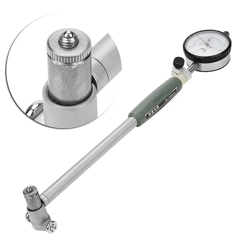WF-50-160Mm 0.01Mm 다이얼 보어 게이지 정밀 스케일 홀 인디케이터 엔진 실린더 마이크로미터 측정 도구 테스터