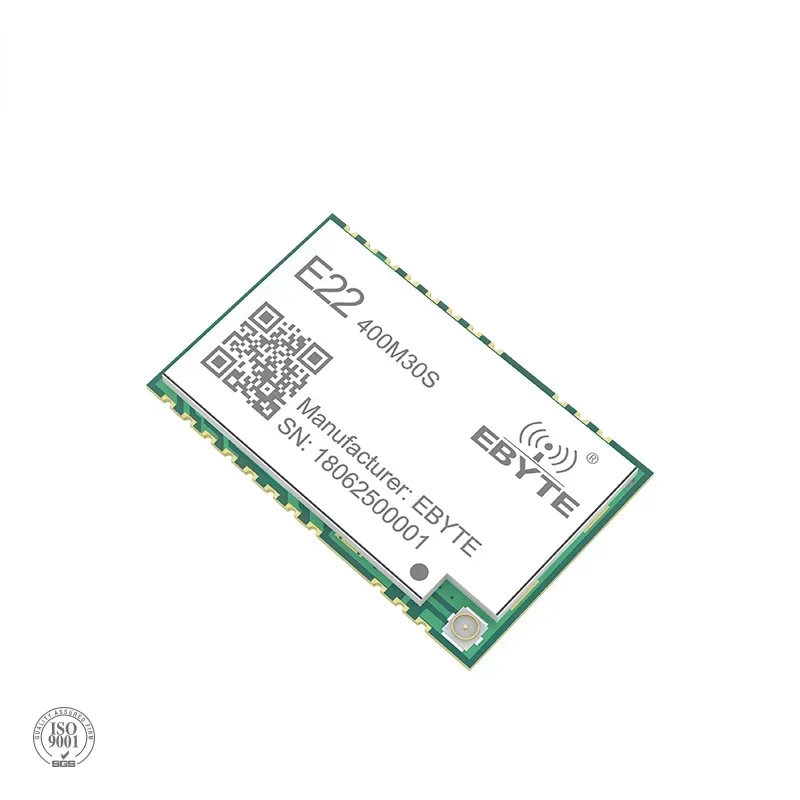 SX1268 1W LoRa 433MHz Wireless Transceiver CDSENET E22-400M30S High-Precision TCXO IPEX Stamp Hole SMD Long Range Receiver for wireless module