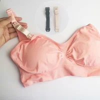 2PCs Adjustment Breastfeeding Bra Buckles Hand-Free Extended Mommy Nursing Bra Shoulder Straps Maternity Nursing Bra Accessories 1