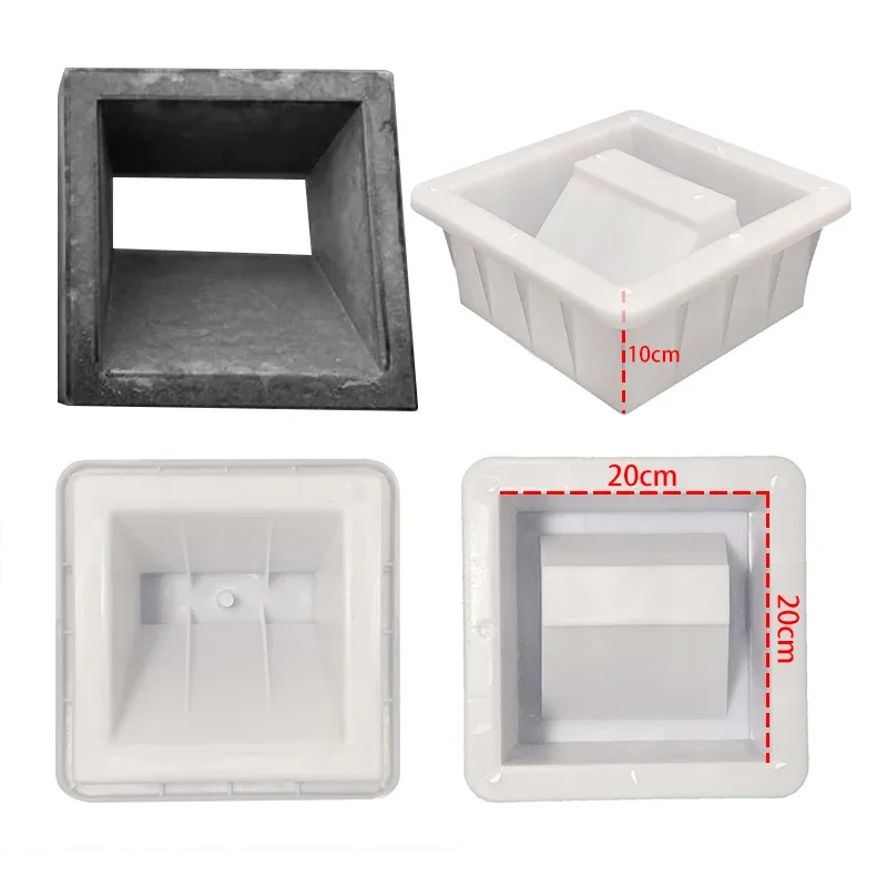 Plastic Partition Hollow Mold, Cement Background Wall, Perforated Brick, Christmas Commercial, Leisure Home Garden, 20, 20, 10cm