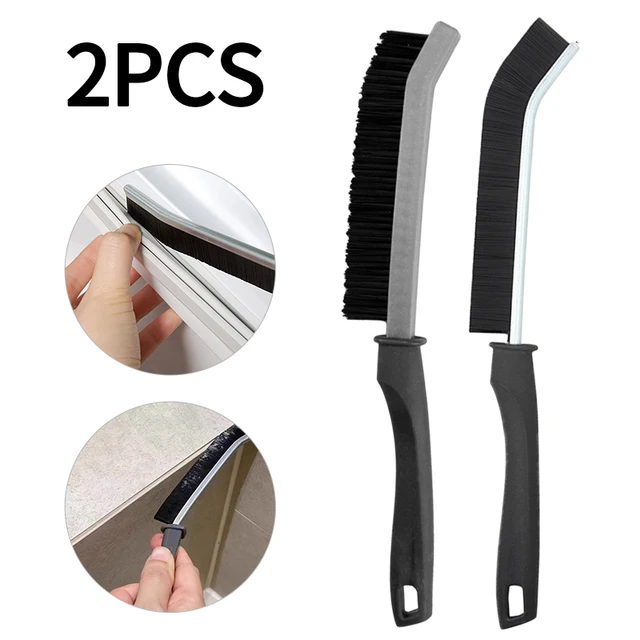 4PCS) Hard-Bristled Crevice Cleaning Brush, Grout Cleaner Scrub