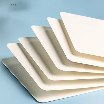50 fogli/set carta per acquerello quadrata/rotonda/rettangolare vuota cartone per acquerello professionale cartolina di carta per acquerello