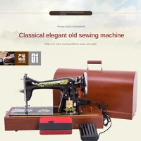 Old-fashioned sewing machine household small bees can be used with electric pedals to eat thick 2