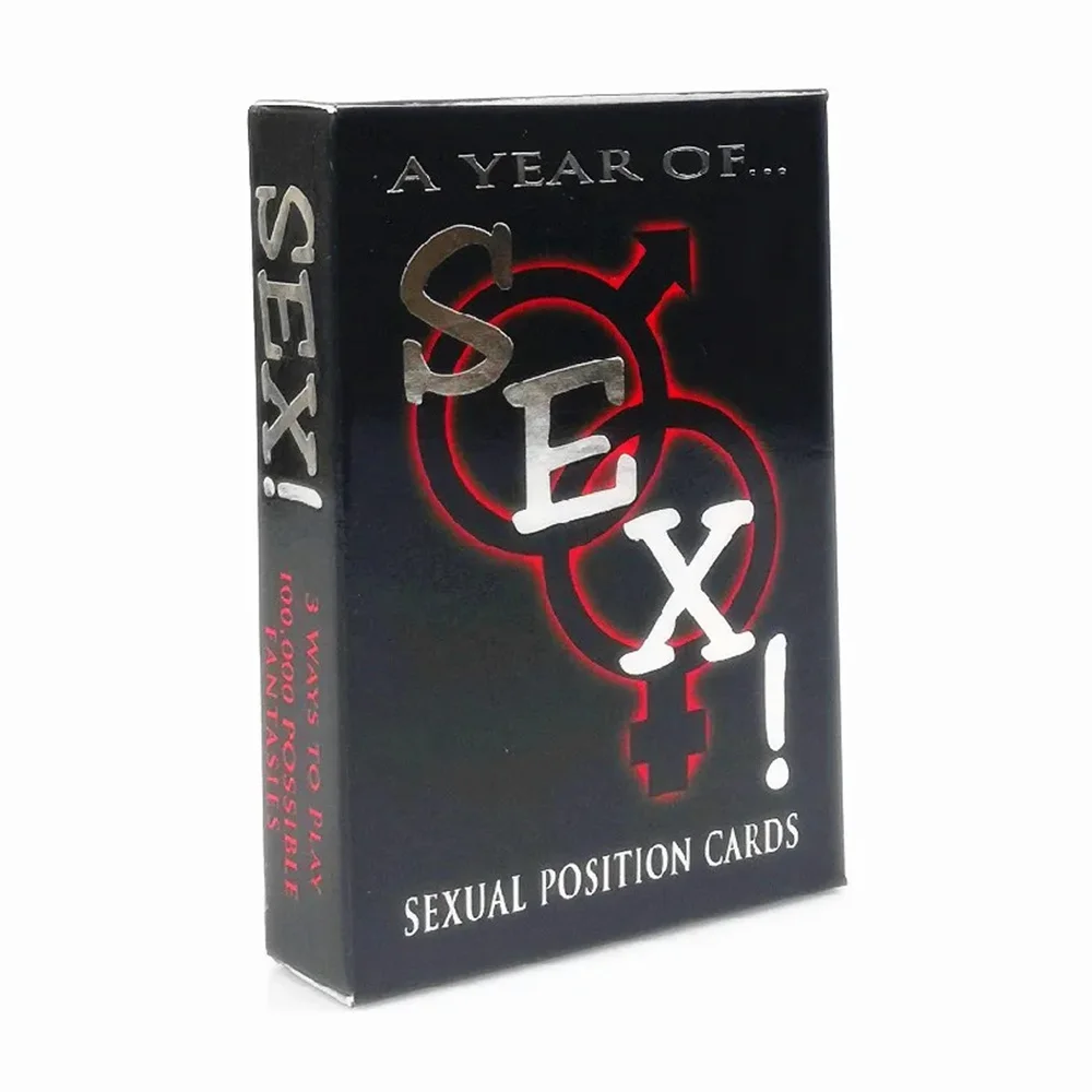 Erotic Cards for Adult Game 50 Positions of Bondage Couples Sex Aid a year of Sex Couples Flirting Props Slave Training Sex Toys