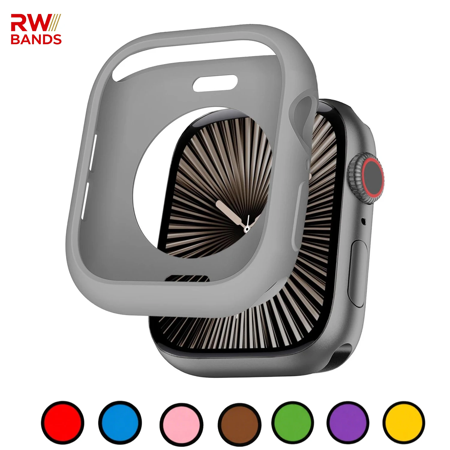 Custodia morbida in silicone per Apple Watch Series 11/10/9/8/7/6/5 42mm 46mm 40 44mm Protezione Shell smartwatch Cover iWatch 9 45mm 41mm