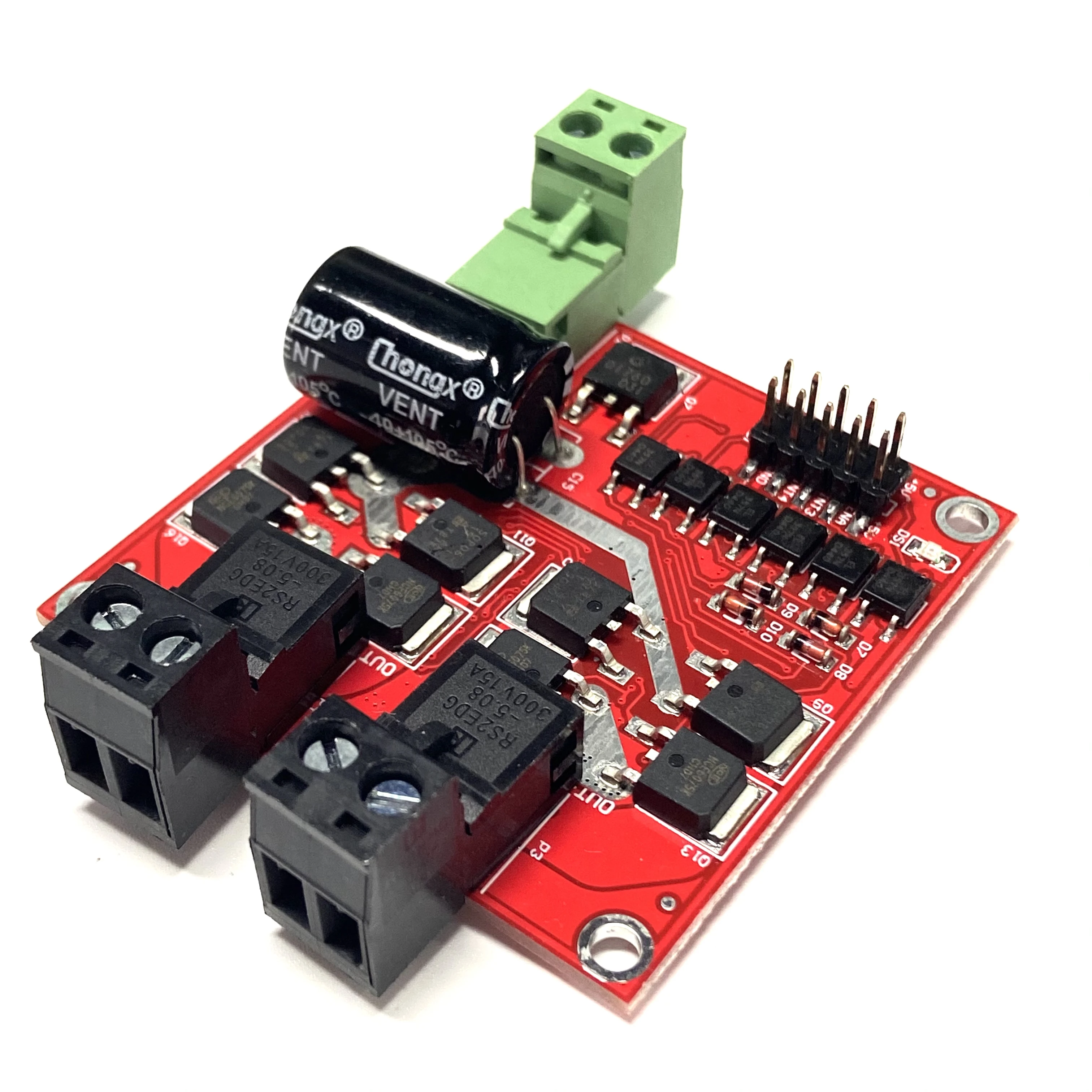 DC Motor Drive Module 7A 160W Dual Industrial Grade Positive Negative ...
