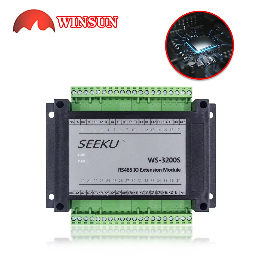 ws-3200s-32-point-output-rs485-modbus-rtu-non-isolated-plc-expansion-board