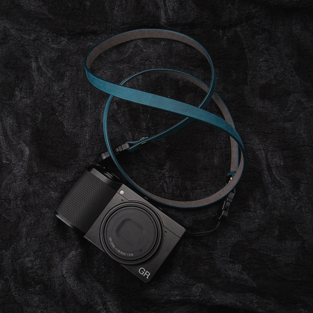 Premium Leather Camera Strap with Quick Release for DSLR & Mirrorless Cameras