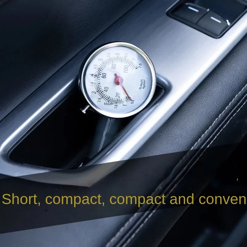 Auto Metal Truck Racing Car Tire Air Pressure Gauge Automobile Tyre Meter Vehicle Tester Monitoring System Measuring Tool 6