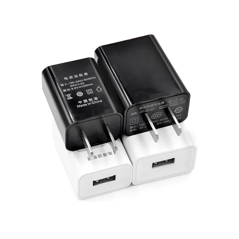 

1~100Pcs Red Rice Charging Head Suitable For Xiaomi Charger USB Charger Android Smartphone Charger Black And White