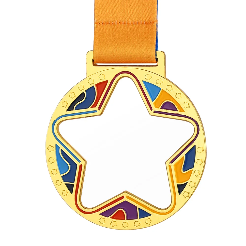 Creative Acrylic Medal Children's Medals Award Transparent Medal School Students Running Sport Games Medals Free Print award medals