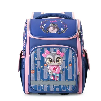 New Girls Primary1-3 Grade Orthopedic Backpack For Boys 3D Cartoon Waterproof School Bags Children Kid Knapsack Mochila Escolar 1